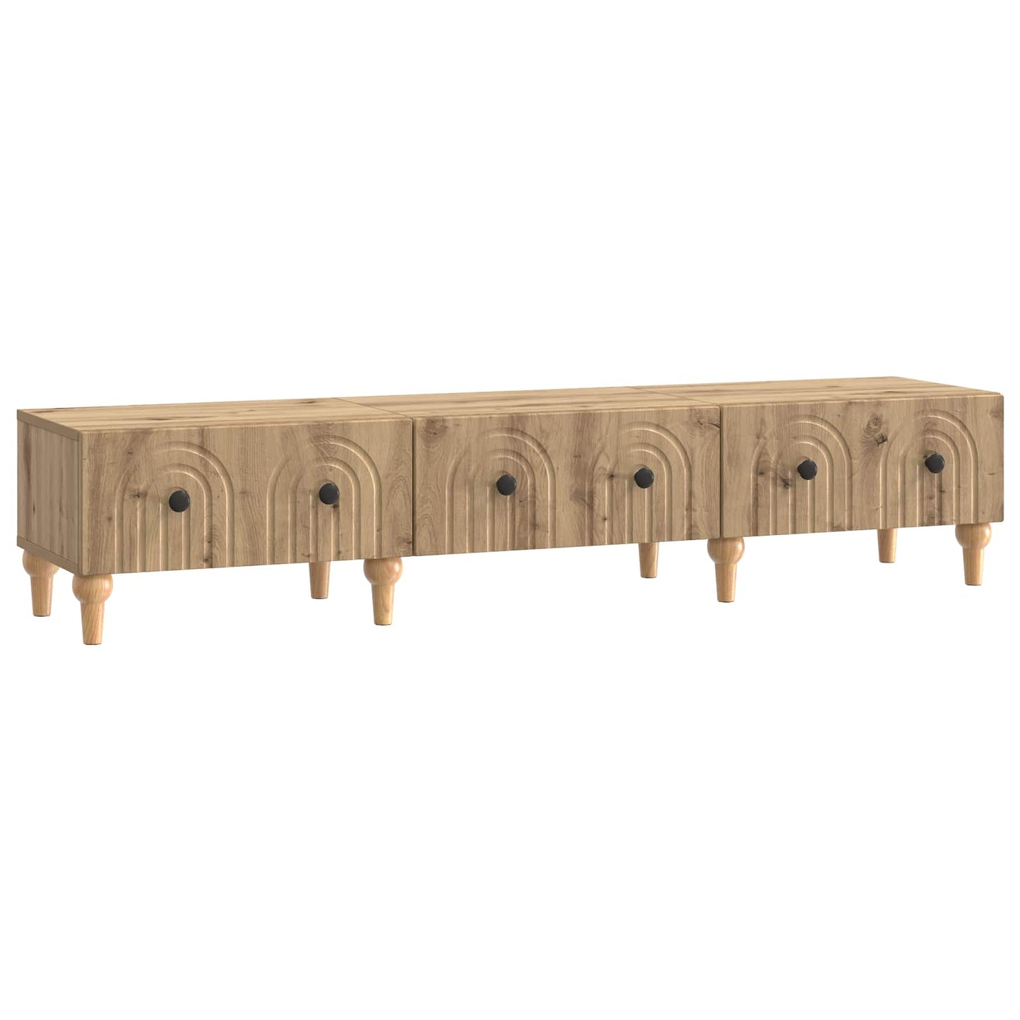 TV Cabinet Artisan Oak 147 x 34.5 x 30 cm Engineered Wood