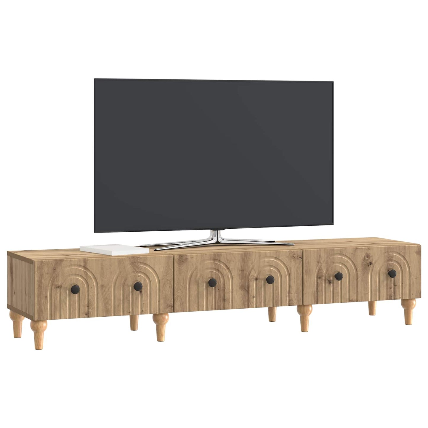 TV Cabinet Artisan Oak 147 x 34.5 x 30 cm Engineered Wood