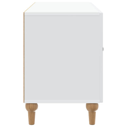 TV Cabinet White 99 x 34.5 x 50 cm Engineered Wood