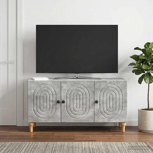 TV Cabinet Concrete Grey 99 x 34.5 x 50 cm Engineered Wood