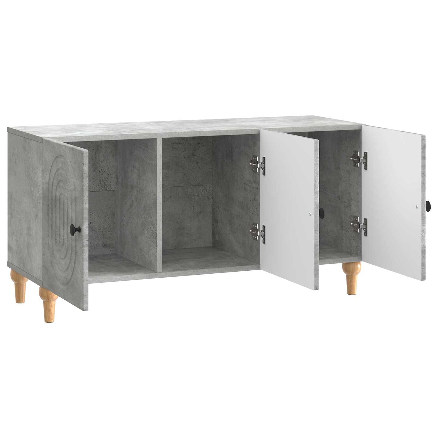 TV Cabinet 99 x 34.5 x 50 cm Concrete Grey Engineered Wood