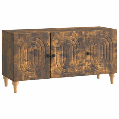 TV Cabinet Smoked Oak 99 x 34.5 x 50 cm Engineered Wood