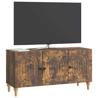 TV Cabinet 99 x 34.5 x 50 cm Smoked Oak Engineered Wood