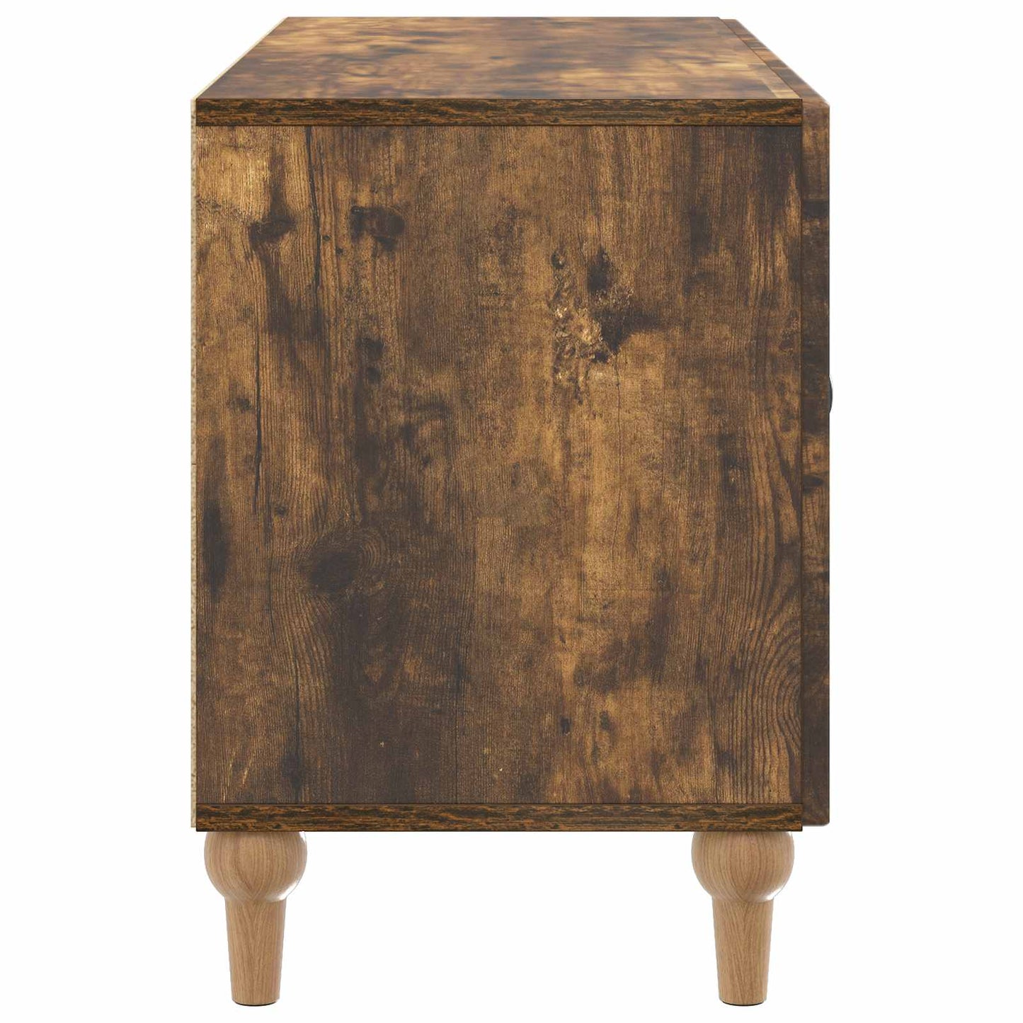TV Cabinet 99 x 34.5 x 50 cm Smoked Oak Engineered Wood