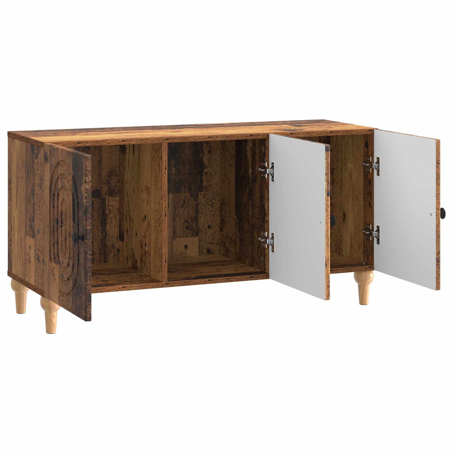 TV Cabinet Old Wood 99 x 34.5 x 50 cm Engineered Wood