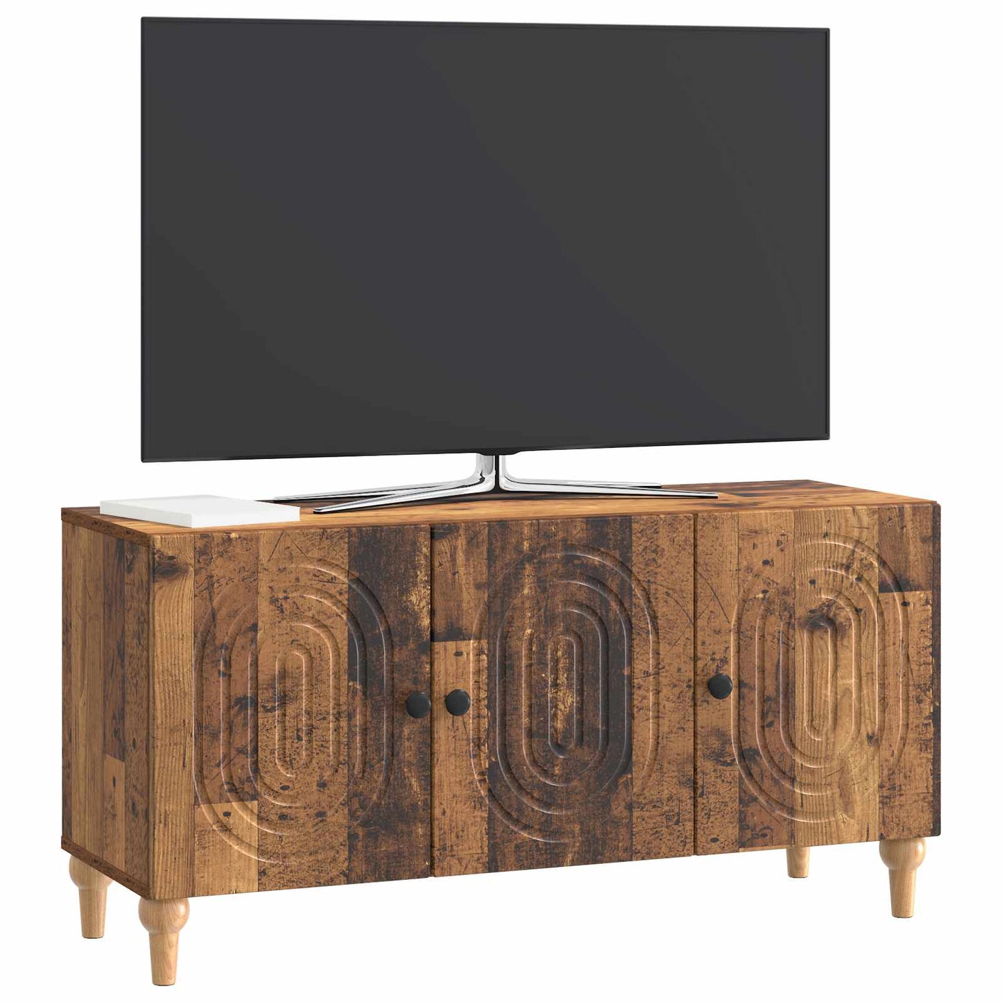 TV Cabinet Old Wood 99 x 34.5 x 50 cm Engineered Wood