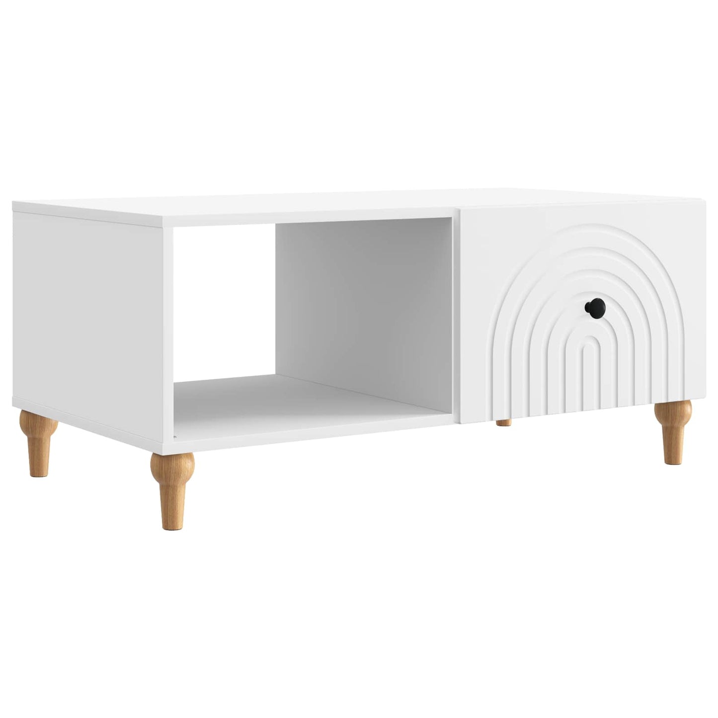 Coffee Table White 90 x 50 x 40 cm Engineered Wood