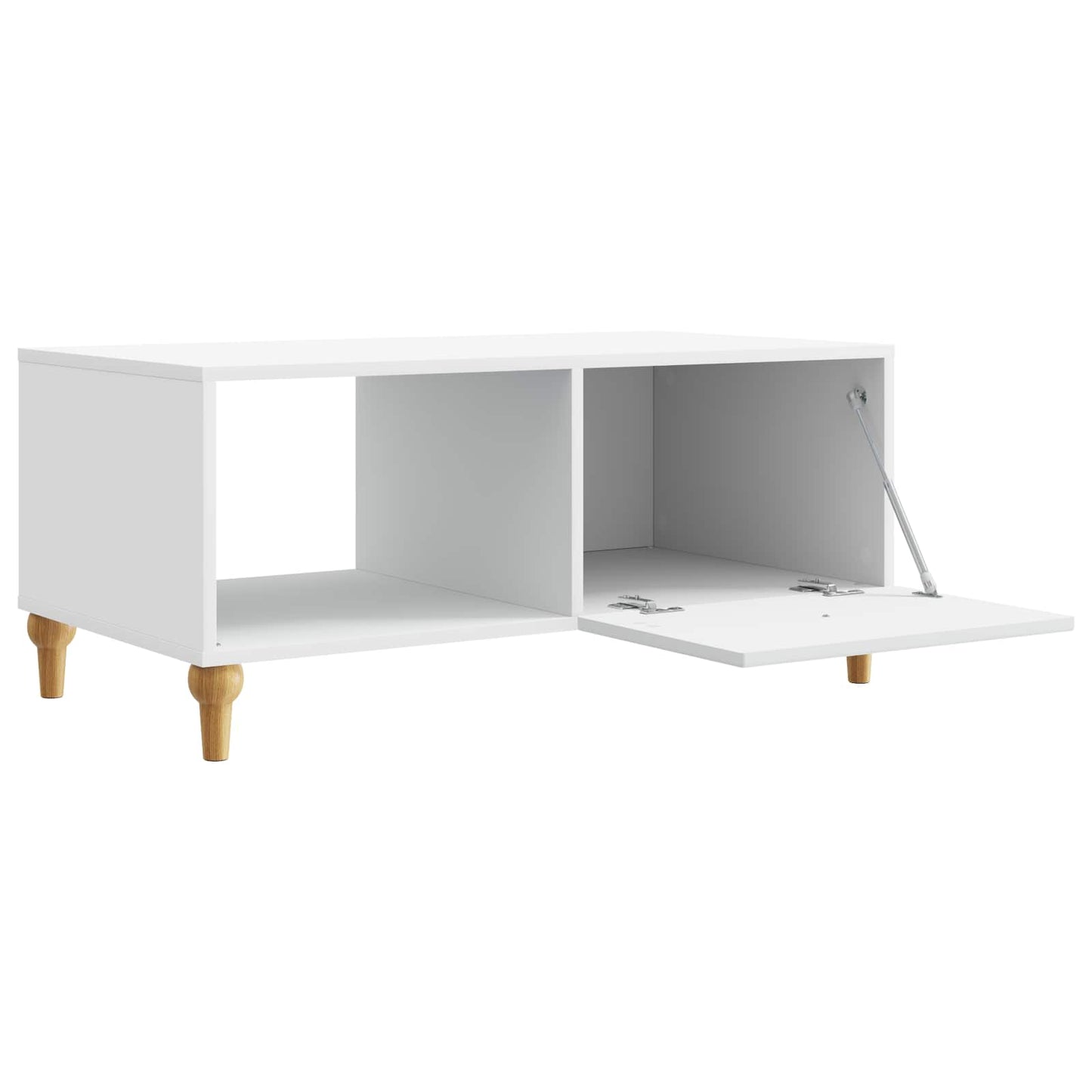 Coffee Table White 90 x 50 x 40 cm Engineered Wood