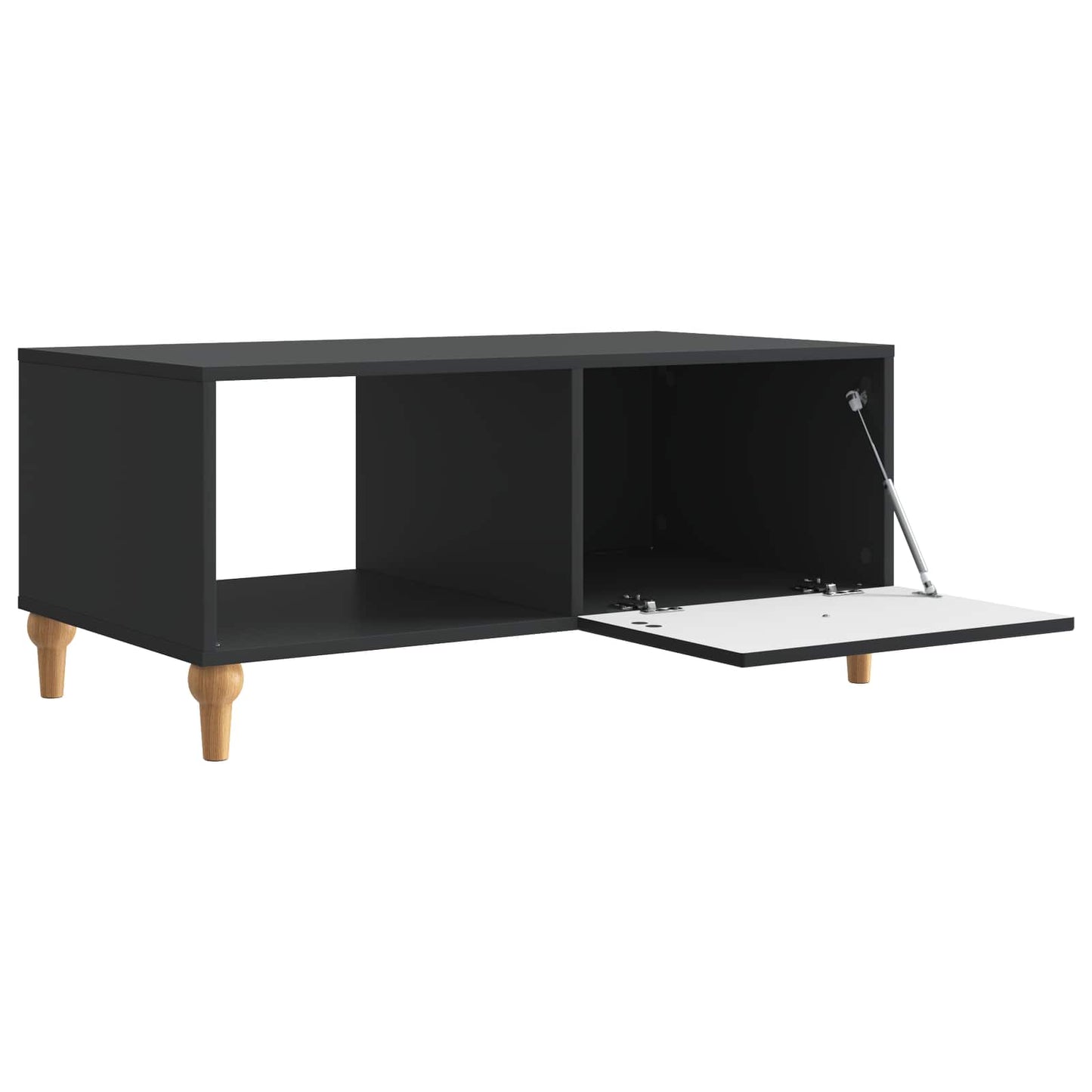 Coffee Table Black 90 x 50 x 40 cm Engineered Wood