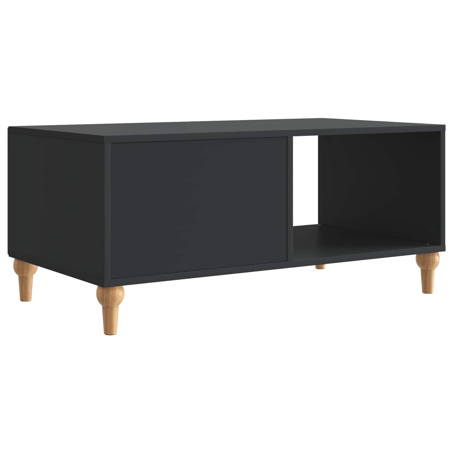 Coffee Table Black 90 x 50 x 40 cm Engineered Wood