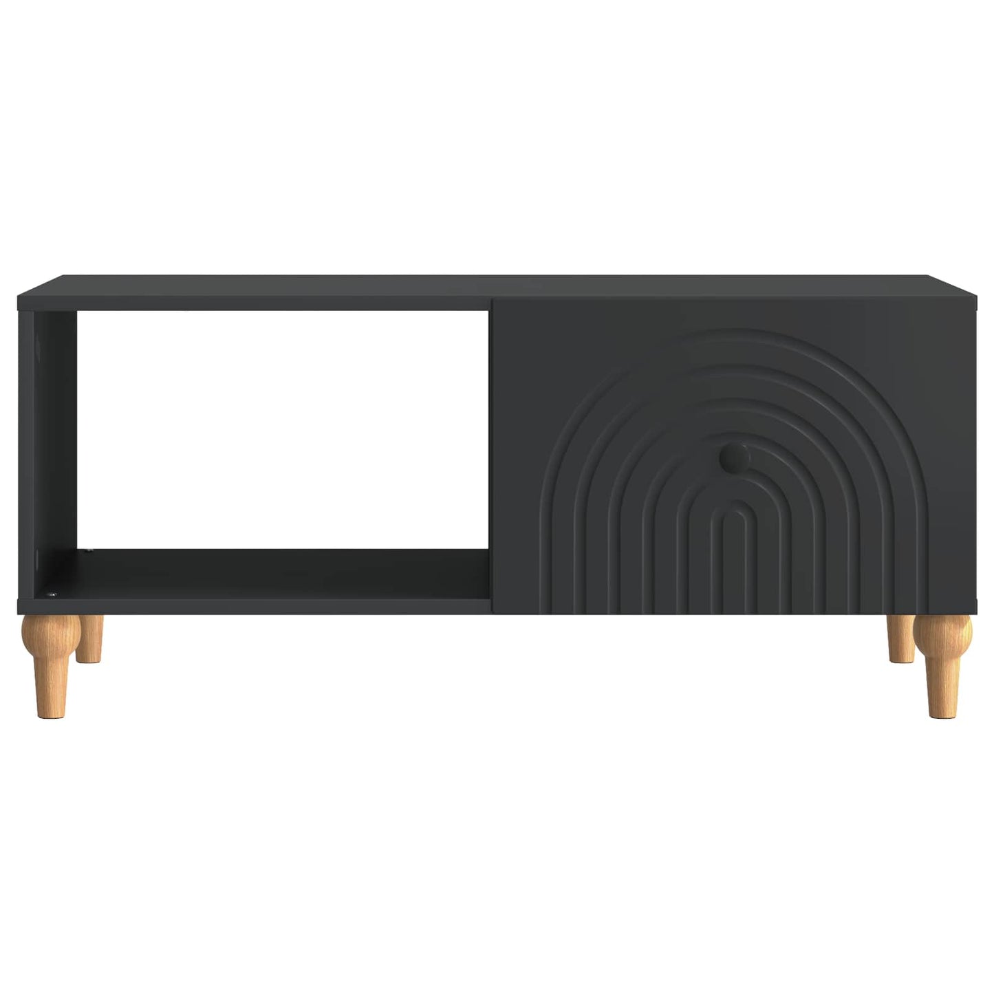 Coffee Table Black 90 x 50 x 40 cm Engineered Wood