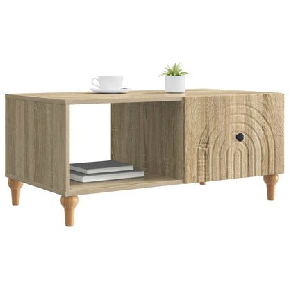 Coffee Table Sonoma Oak 90 x 50 x 40 cm Engineered Wood