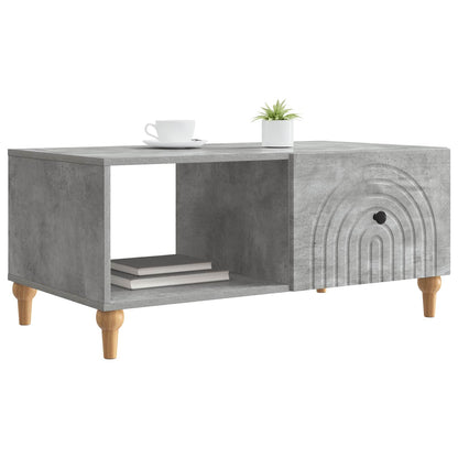 Coffee Table Concrete Grey 90 x 50 x 40 cm Engineered Wood