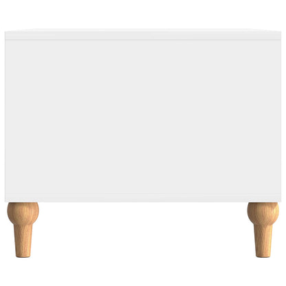 Coffee Table High Gloss White 90 x 50 x 40 cm Engineered Wood