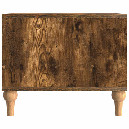 Coffee Table Smoked Oak 90 x 50 x 40 cm Engineered Wood