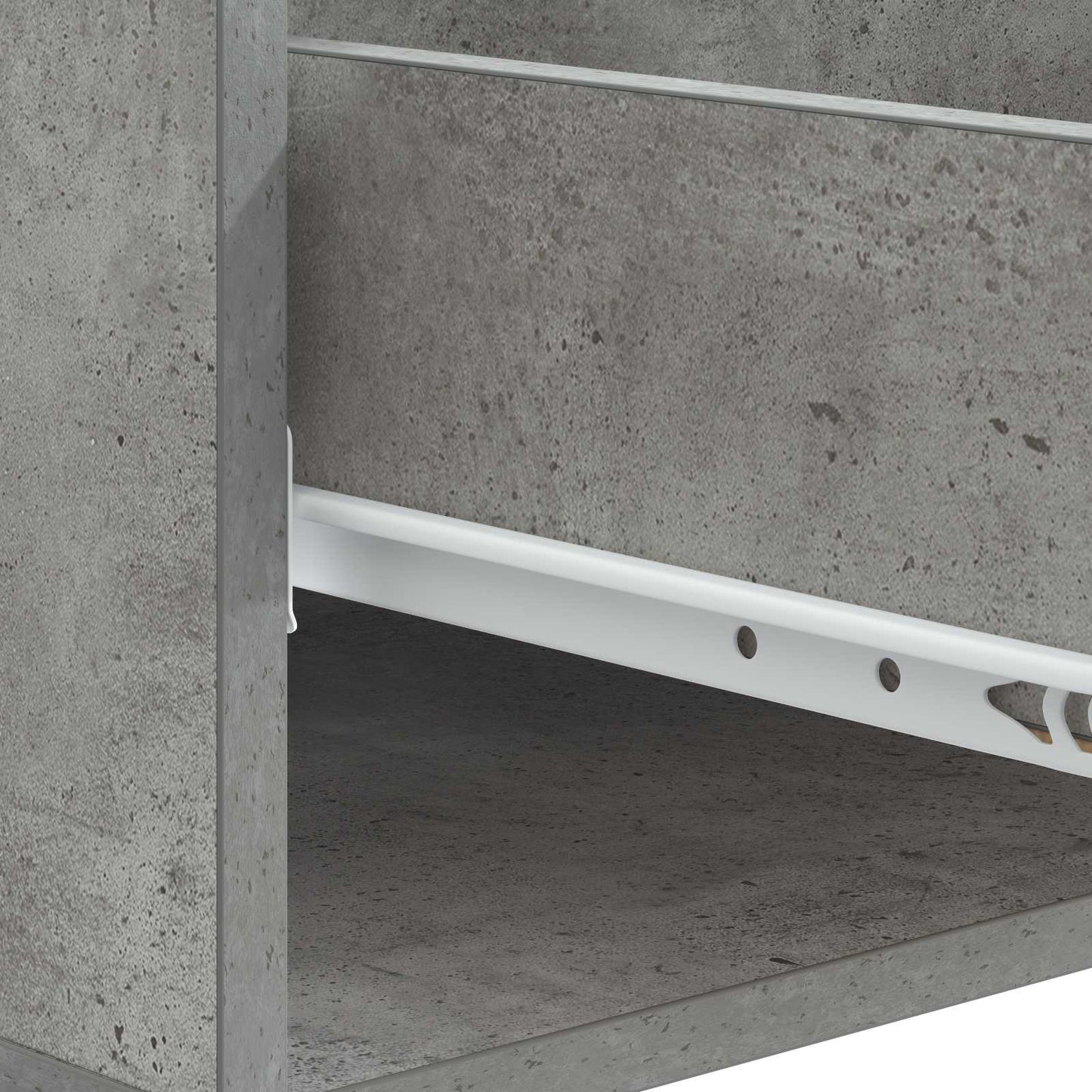 Coffee Table Concrete Grey 49 x 50 x 40 cm Engineered Wood