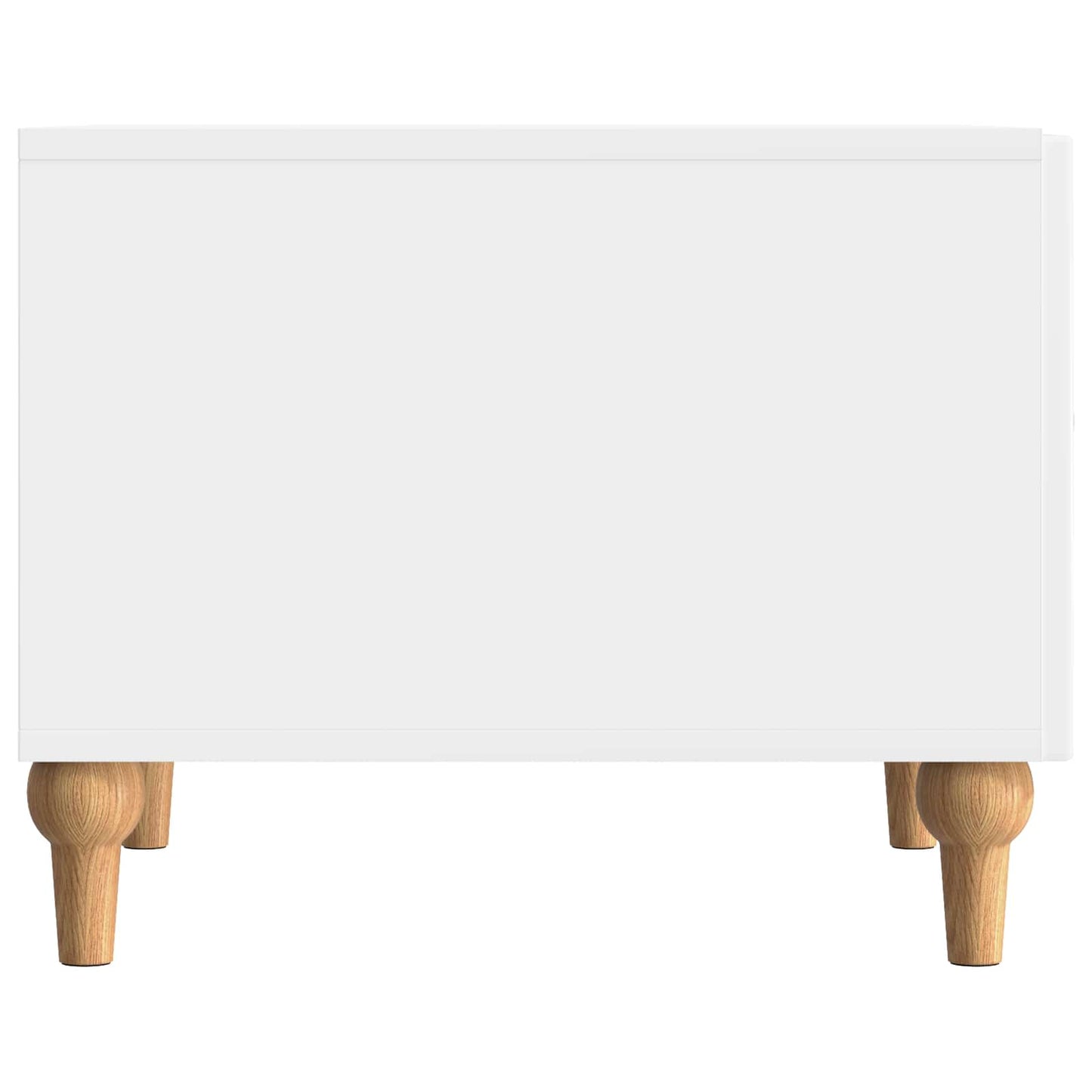 Coffee Table High Gloss White 49 x 50 x 40 cm Engineered Wood