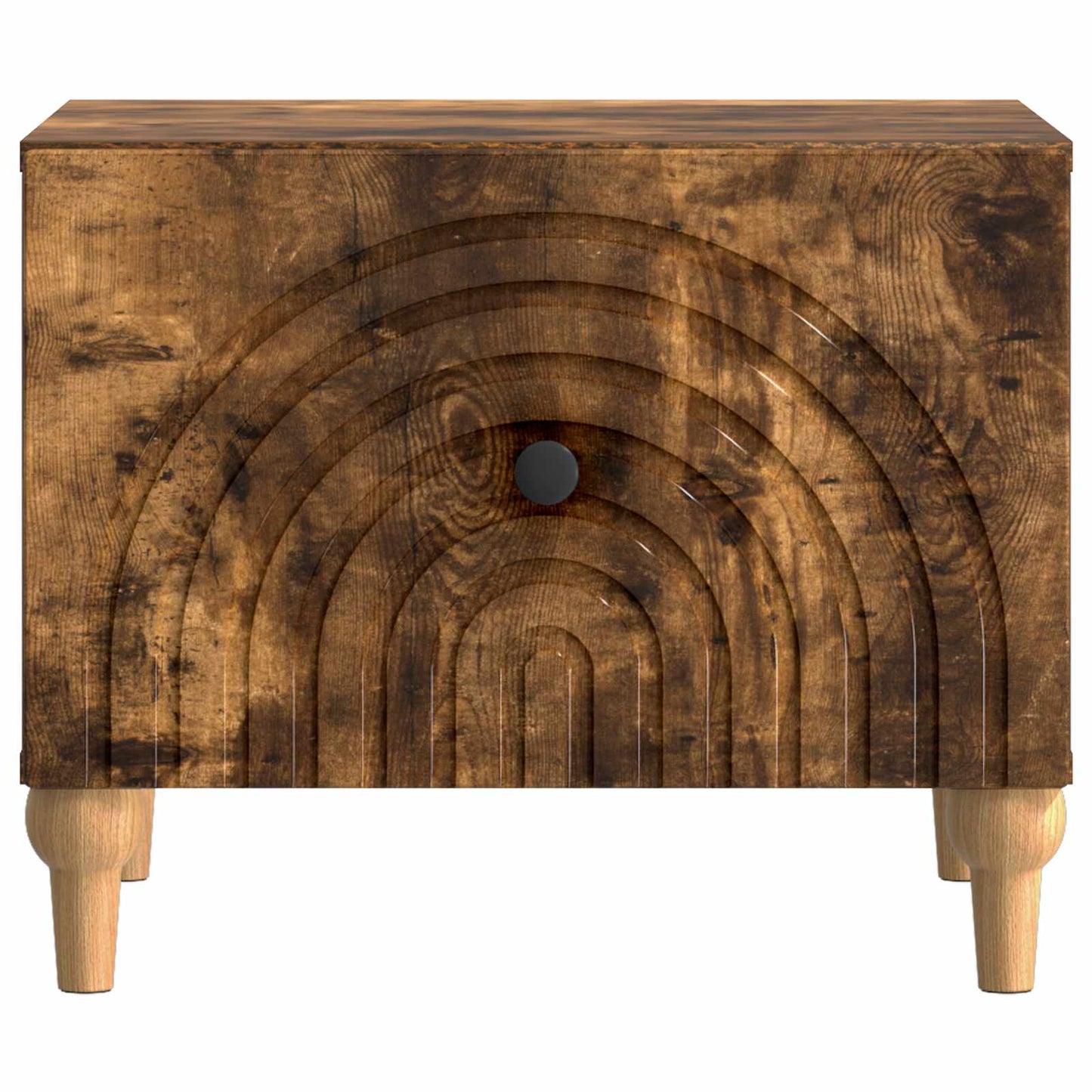Coffee Table Smoked Oak 49 x 50 x 40 cm Engineered Wood