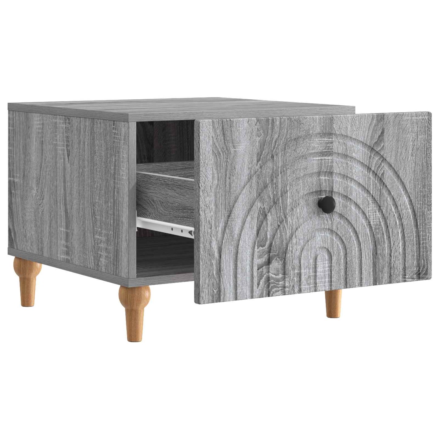 Coffee Table Grey Sonoma 49 x 50 x 40 cm Engineered Wood