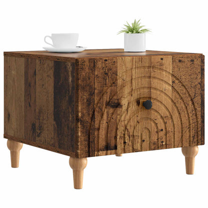 Coffee Table Old Wood 49 x 50 x 40 cm Engineered Wood