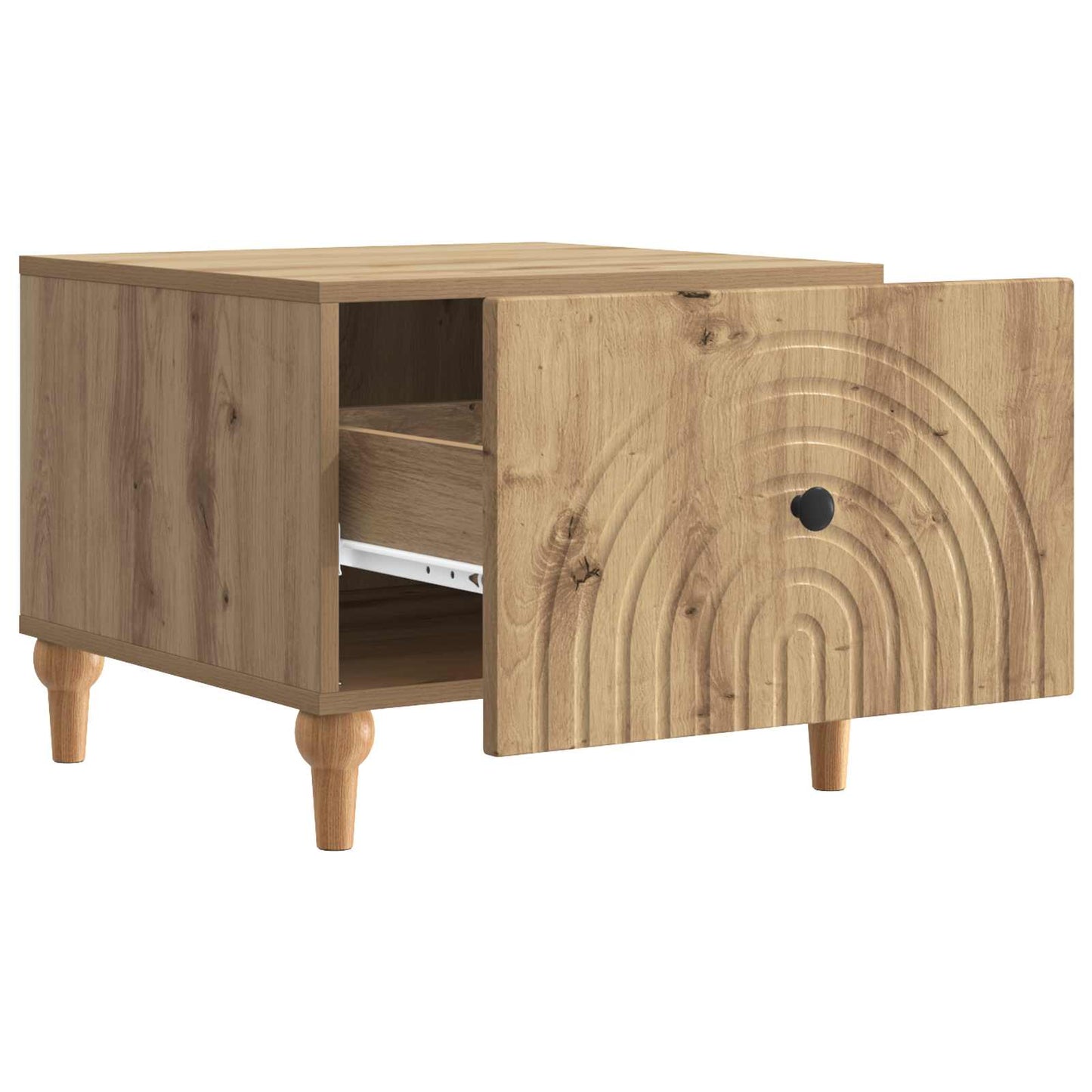 Coffee Table Artisan Oak 49 x 50 x 40 cm Engineered Wood