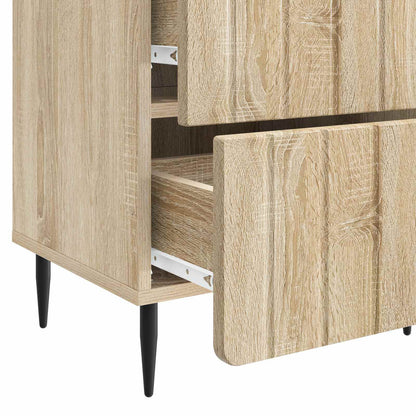Bedside Cabinet 2 pcs Sonoma Oak 43 x 34.5 x 49.5 cm