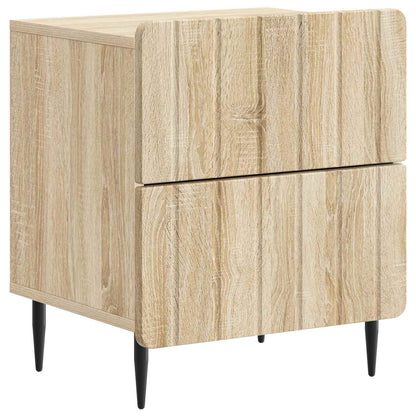 Bedside Cabinet 2 pcs Sonoma Oak 43 x 34.5 x 49.5 cm