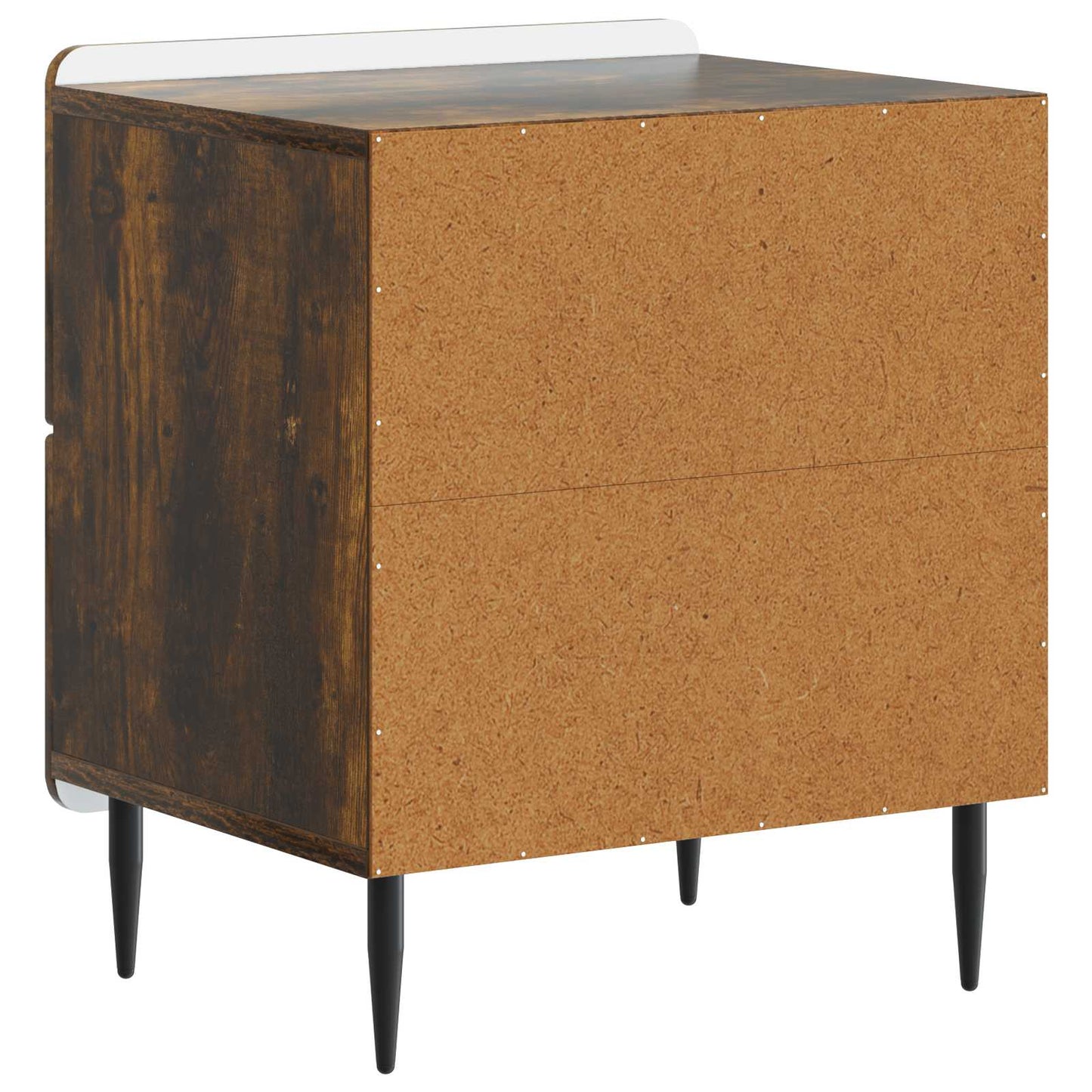 Bedside Cabinet Smoked Oak 43 x 34.5 x 49.5 cm Engineered Wood