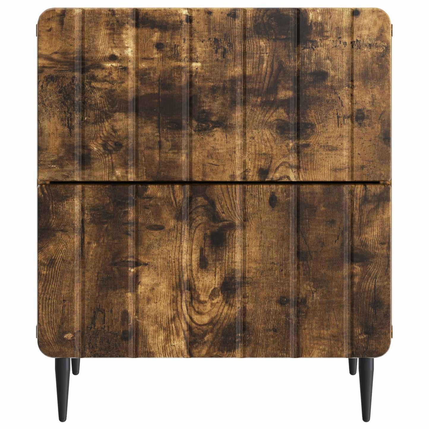 Bedside Cabinet Smoked Oak 43 x 34.5 x 49.5 cm Engineered Wood