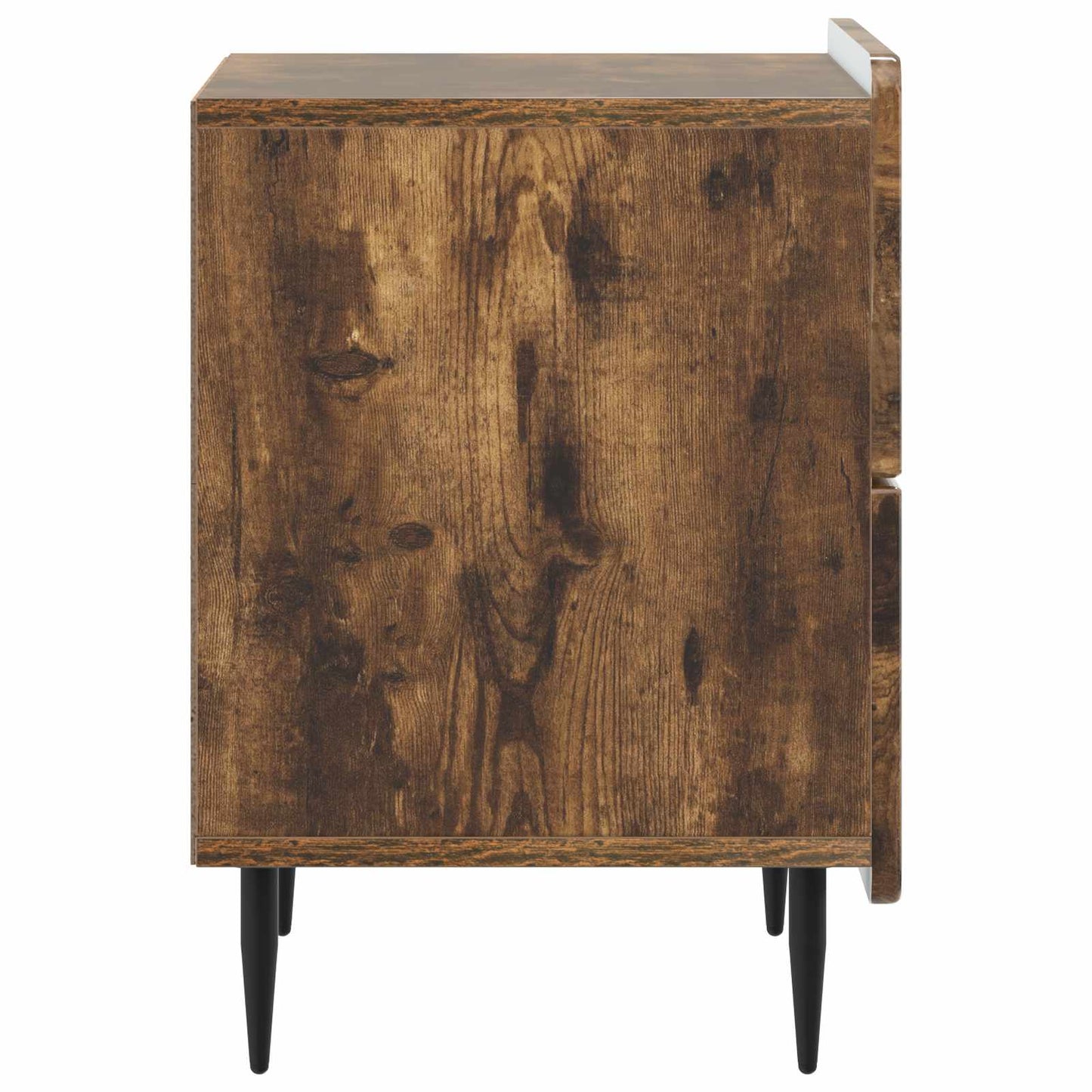 Bedside Cabinet 2 pcs Smoked Oak 43 x 34.5 x 49.5 cm