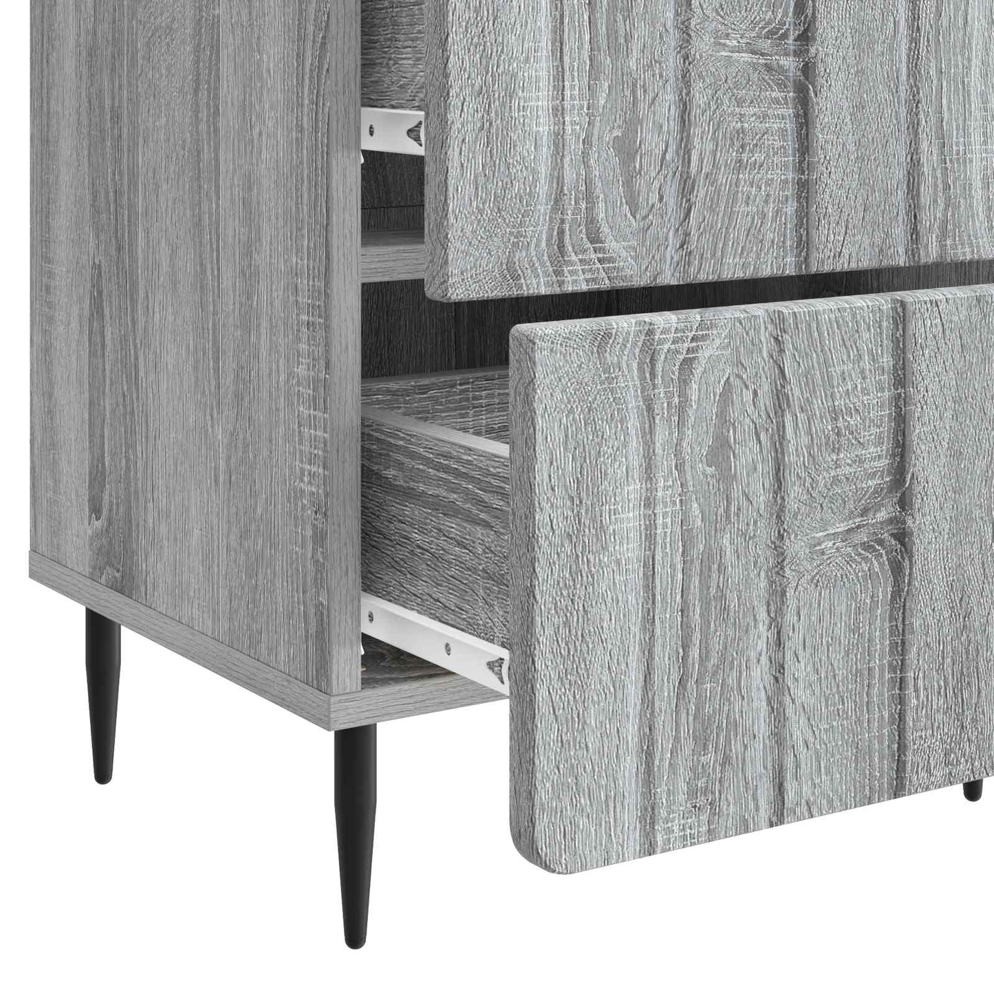 Bedside Cabinet Grey Sonoma 43 x 34.5 x 49.5 cm Engineered Wood