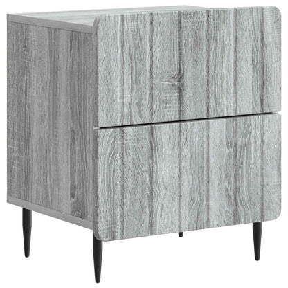 Bedside Cabinet Grey Sonoma 43 x 34.5 x 49.5 cm Engineered Wood