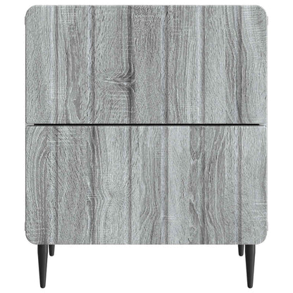 Bedside Cabinet Grey Sonoma 43 x 34.5 x 49.5 cm Engineered Wood