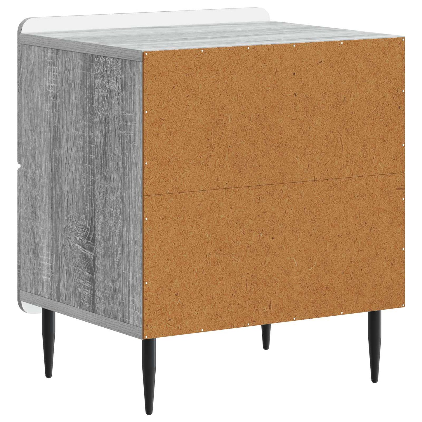 Bedside Cabinet 2 pcs Grey Sonoma 43 x 34.5 x 49.5 cm
