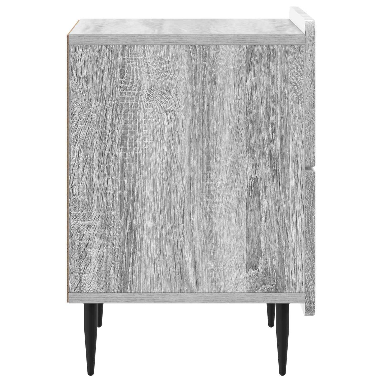 Bedside Cabinet 2 pcs Grey Sonoma 43 x 34.5 x 49.5 cm