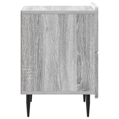 Bedside Cabinet 2 pcs Grey Sonoma 43 x 34.5 x 49.5 cm