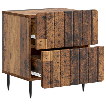 Bedside Cabinet Old Wood 43 x 34.5 x 49.5 cm Engineered Wood