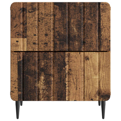 Bedside Cabinet Old Wood 43 x 34.5 x 49.5 cm Engineered Wood
