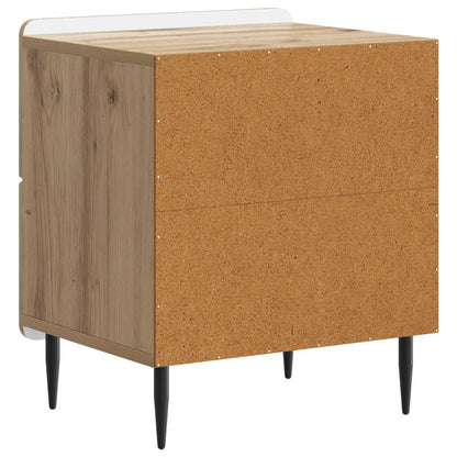 Bedside Cabinet 2 pcs Artisan Oak 43 x 34.5 x 49.5 cm