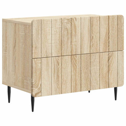 Bedside Cabinet Sonoma Oak 62 x 34.5 x 49.5 cm Engineered Wood