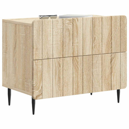 Bedside Cabinet Sonoma Oak 62 x 34.5 x 49.5 cm Engineered Wood