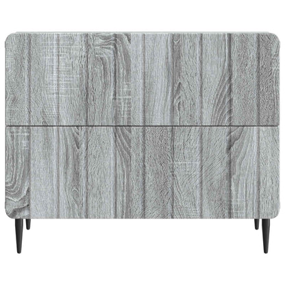 Bedside Cabinet Grey Sonoma 62 x 34.5 x 49.5 cm Engineered Wood