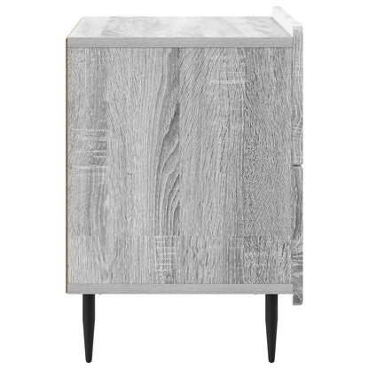 Bedside Cabinet Grey Sonoma 62 x 34.5 x 49.5 cm Engineered Wood