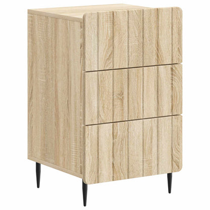 Bedside Cabinet Sonoma Oak 43x 41 x 68 cm Engineered Wood