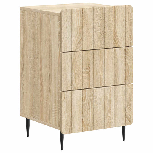 Bedside Cabinet Sonoma Oak 43x 41 x 68 cm Engineered Wood