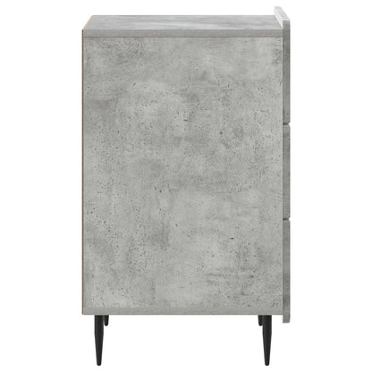 Bedside Cabinet Concrete Grey 43x 41 x 68 cm Engineered Wood