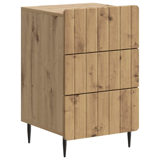 Bedside Cabinet Artisan Oak 43x 41 x 68 cm Engineered Wood