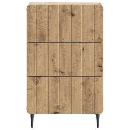 Bedside Cabinet Artisan Oak 43x 41 x 68 cm Engineered Wood