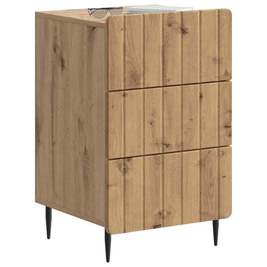 Bedside Cabinet Artisan Oak 43x 41 x 68 cm Engineered Wood