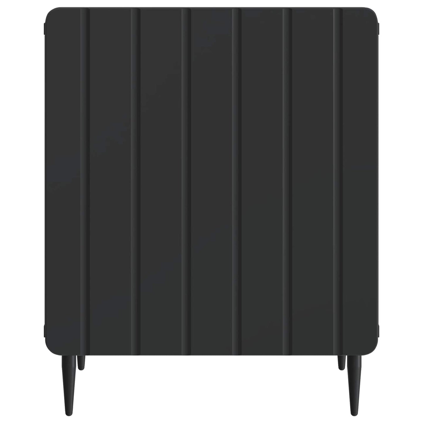 Bedside Cabinet Black 43 x 34.5 x 52 cm Engineered Wood